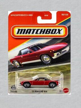 Matchbox 1971 Porsche 914 RED